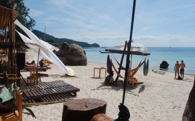 Koh tao beach bars thailand