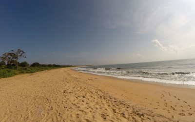 Beach at yala national park