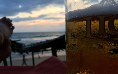 Beer on the beach hikkaduwa