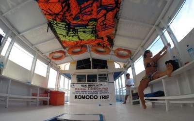 Boat trip from gili to to komodo island