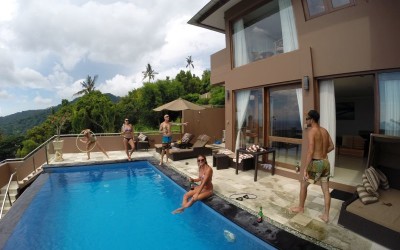 villa giulliuana infinity pool lombok